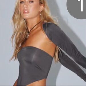 Princess Polly Kolso Top Slate